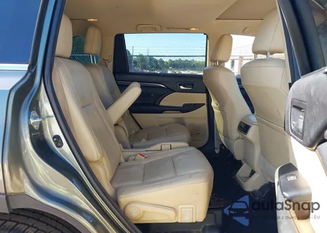 2014 Toyota Highlander Limited V6 z USA, uszkodzony, nr VIN 5TDDKRFH8ES058021